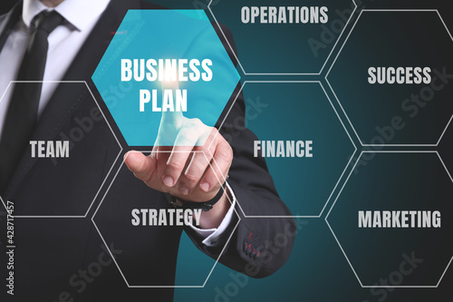 Businessman using virtual s...