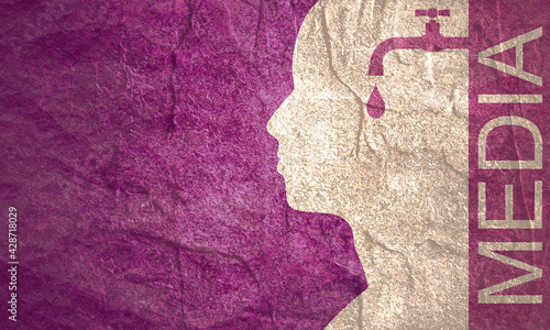 Wallpaper Mural Politic ideology concept. Stone material grunge texture Torontodigital.ca