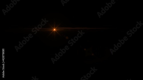 Wallpaper Mural Optical lens flare effect Golden sun light Torontodigital.ca