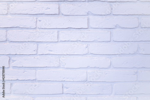 Background texture. White brick wall surface. Copy space