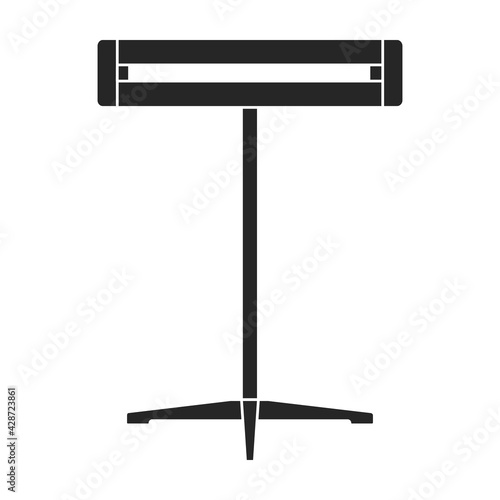 Heater electric vector black icon. Vector illustration heater electric on white background. Isolated black illustration icon of home boiler.