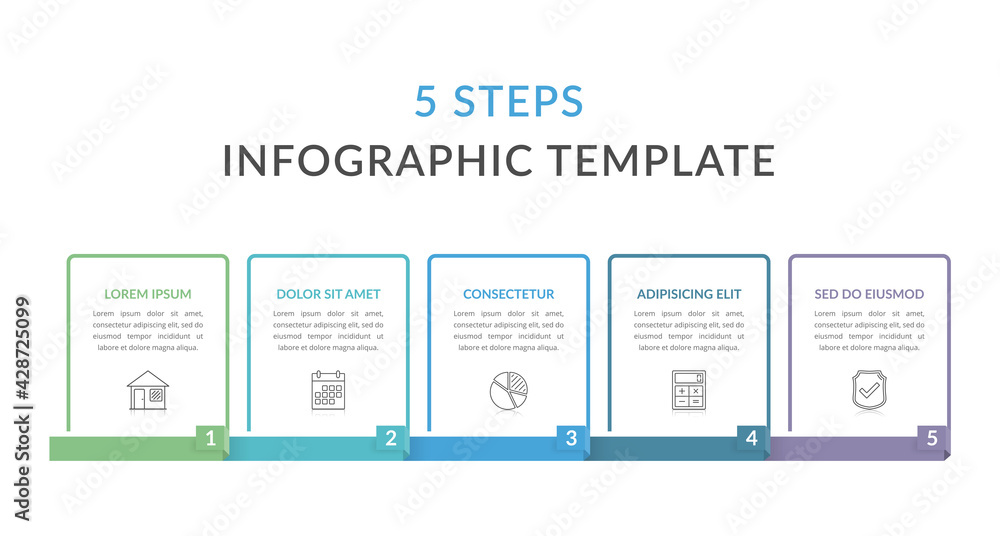 5 Steps - Infographic Template 5 Steps - Infographic Template