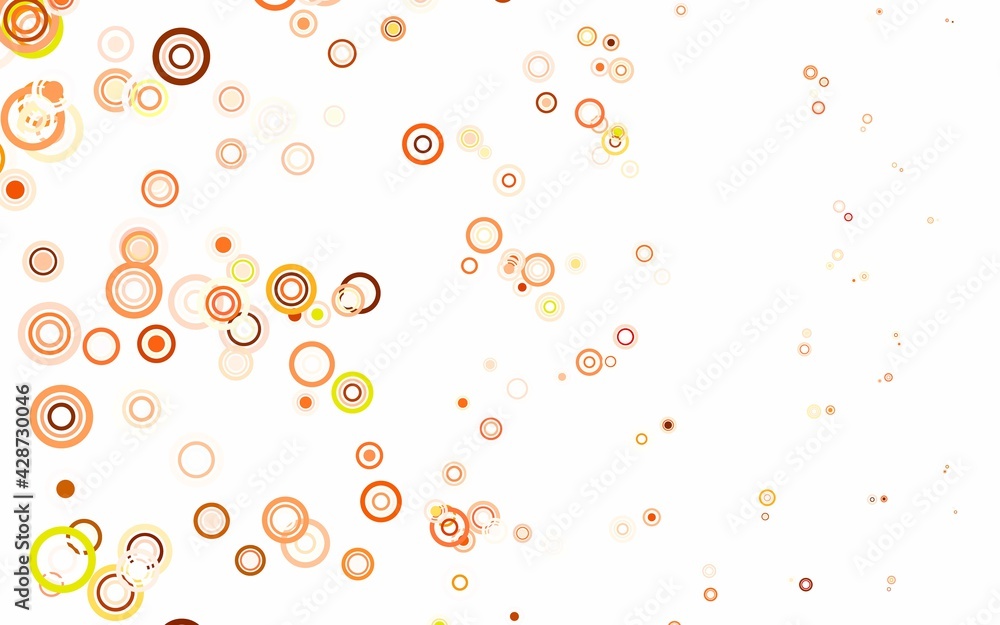 Light Brown vector background with bubbles. Light Brown vector background with bubbles.