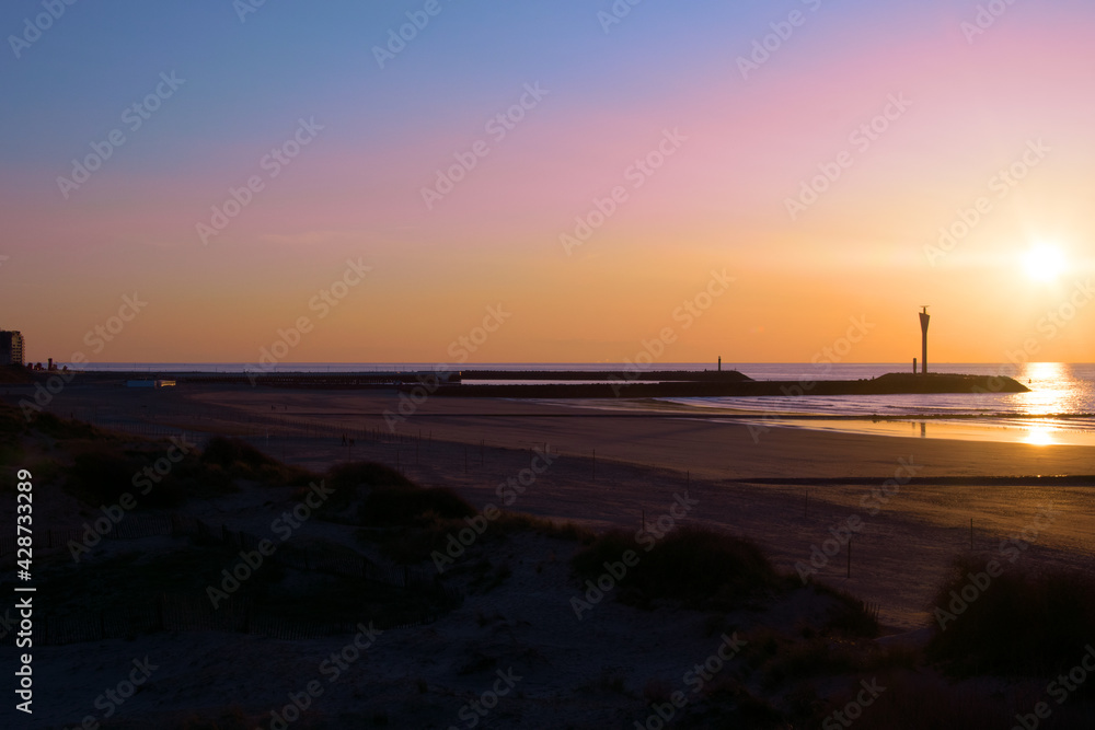 Sunset at the beach