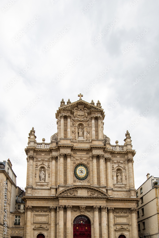 A church in old town Paris