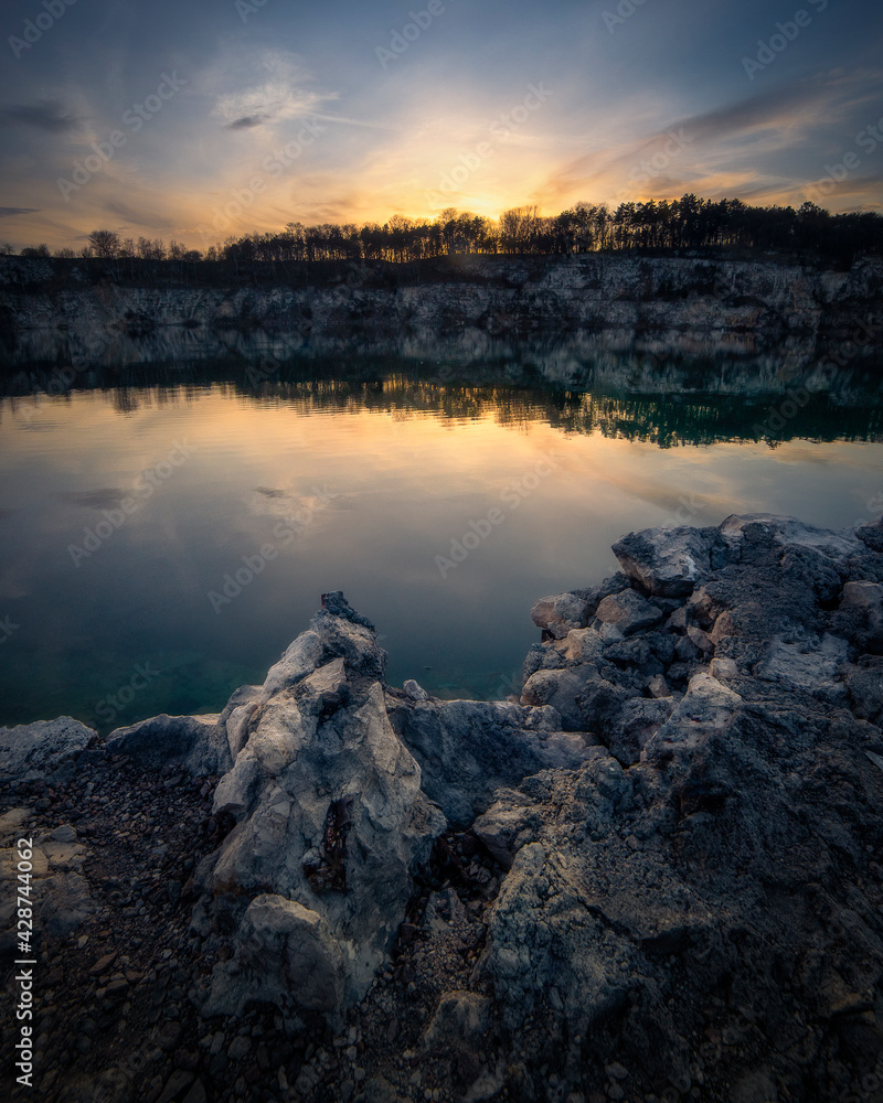 Obraz premium zakrzowek lake in Krakow