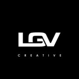 LGV Letter Initial Logo Design Template Vector Illustration