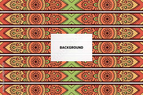 Vector ornamental background with mandala