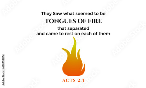 Pentecost Sunday Quote for print or use as poster, card, flyer or T Shirt