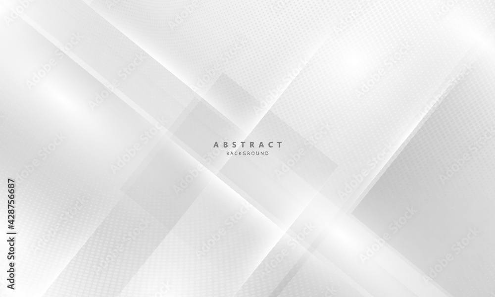 Obraz premium Abstract white background poster with dynamic. technology network Vector illustration.