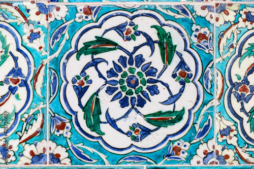 Canvas Print Turkish Blue Tile