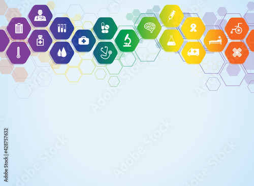 Abstract background medical