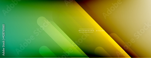 Dynamic lines abstract background. 3D shadow effects and fluid gradients. Modern overlapping forms