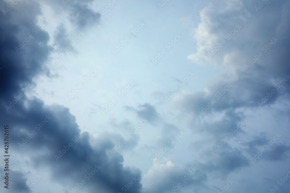 Beautiful view of sky with clouds outdoors Beautiful view of sky with clouds outdoors