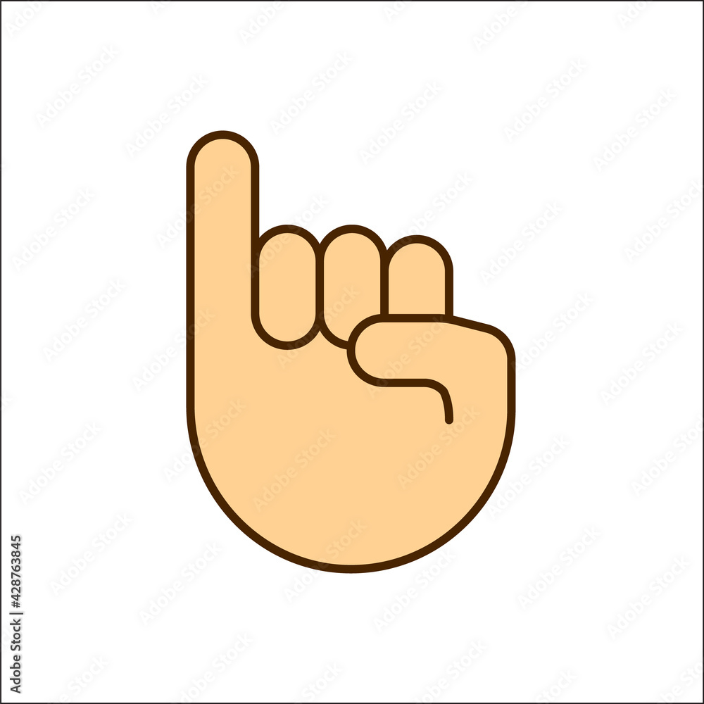 Pinky promise icon finger vector trustworthy swear cooperation ...