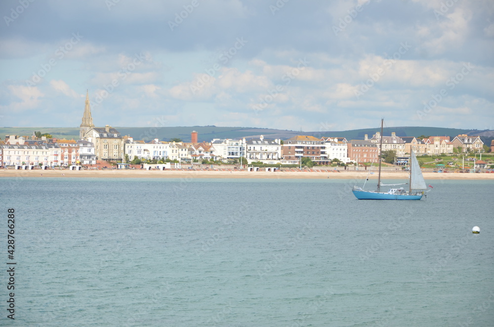 View of the city  and the beach