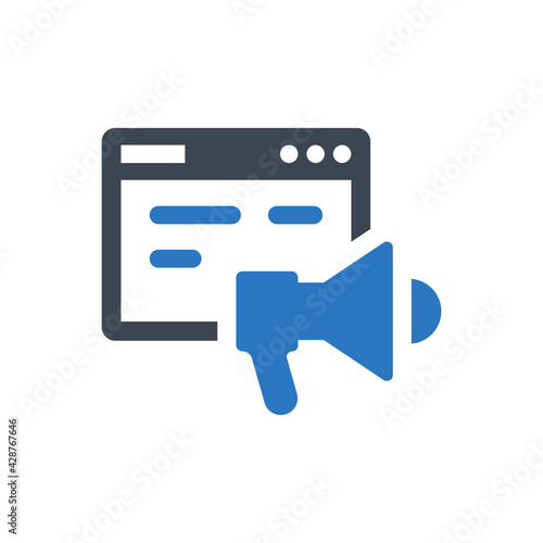 Digital marketing icon