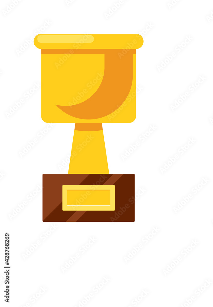 Award prize victory gold goblet isolated on white Award prize victory gold goblet isolated on white