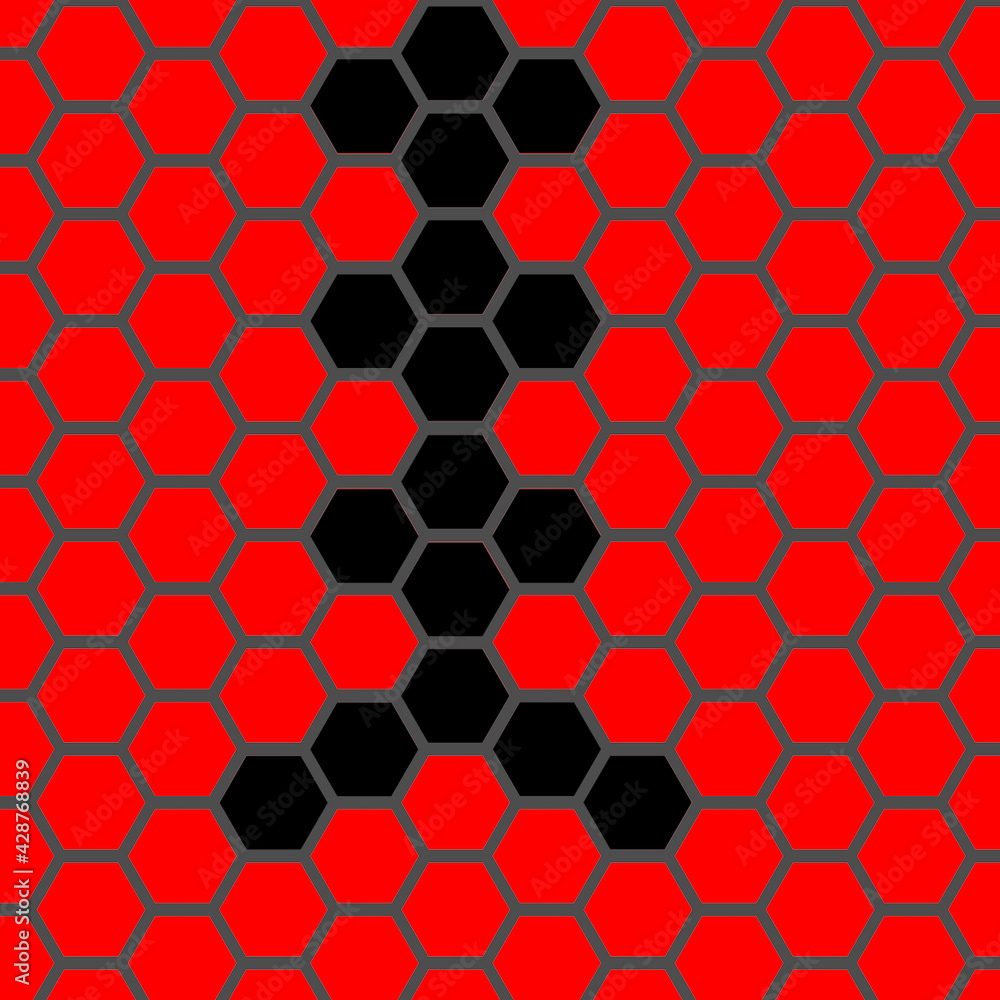 Abstract vector hexagonal geometry background Abstract vector hexagonal geometry background