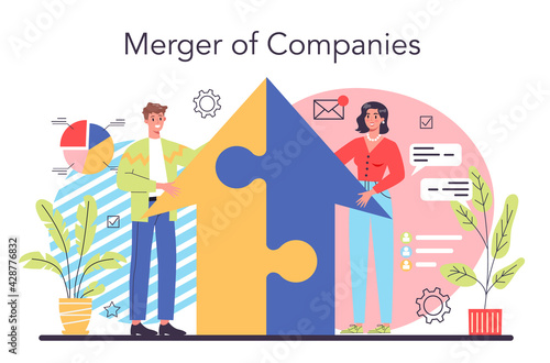 Market growth concept. Business progress. Company expansion,