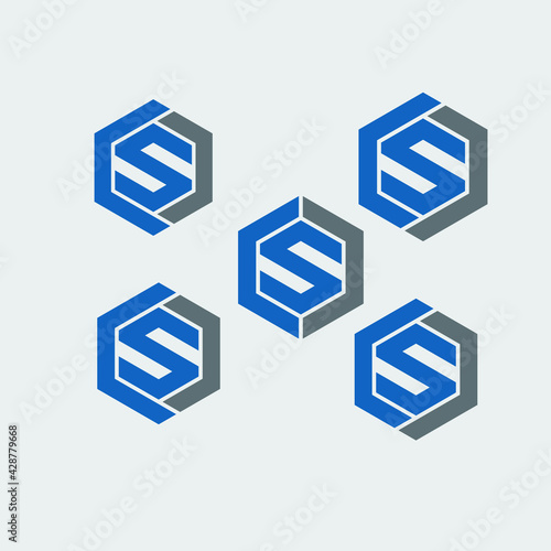 letter csc logo design photo
