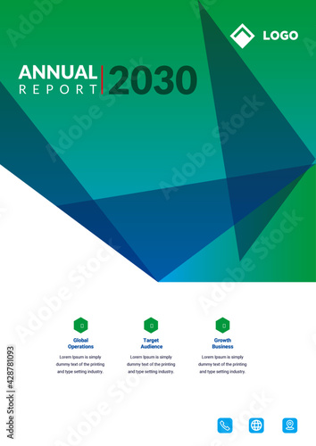 Annual Report design Layout Multipurpose use for any Project, annual report, Brochure, flyer, Poster, Booklet etc.