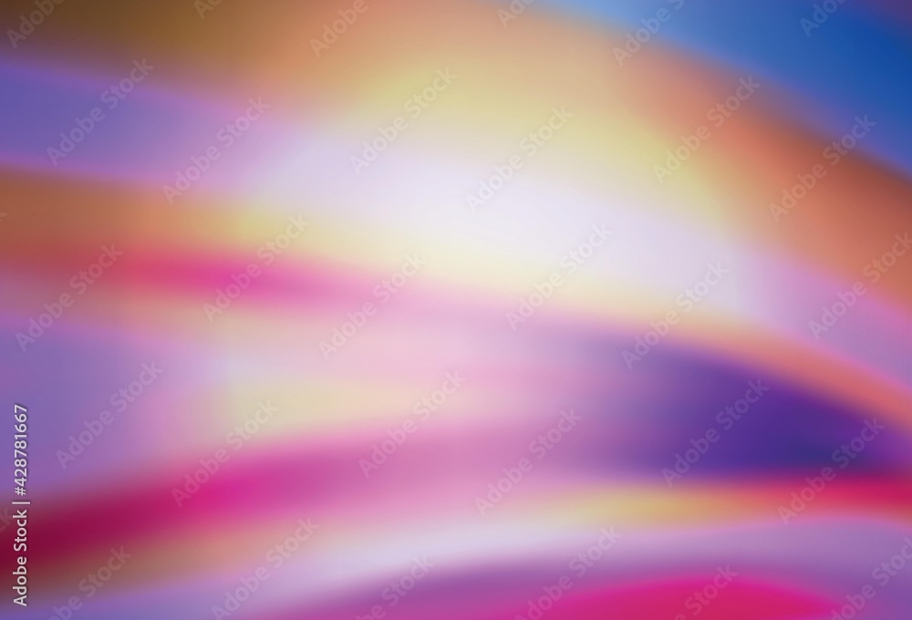 Obraz premium Light Purple vector blurred and colored pattern.