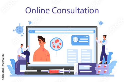 Venereologist online service or platform. Professional diagnostic