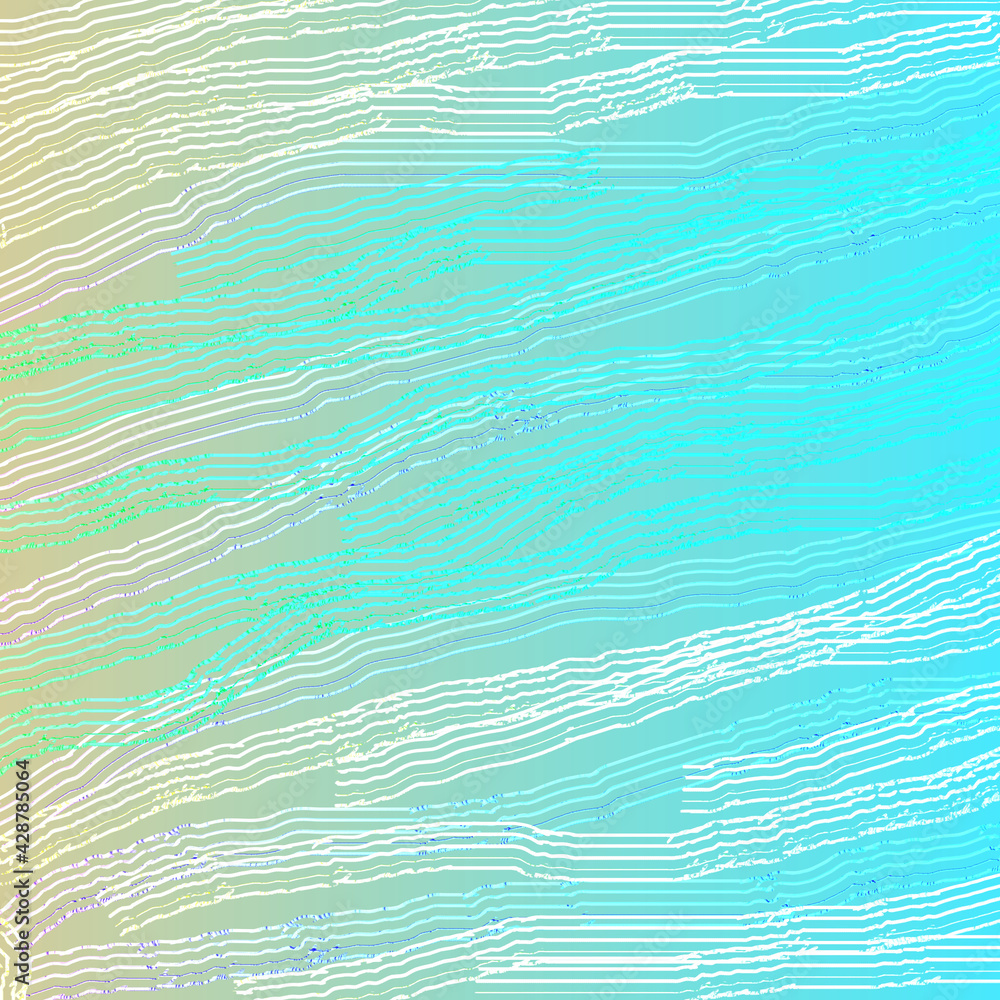 Colorful hand drawn lines wavy curly doodle background