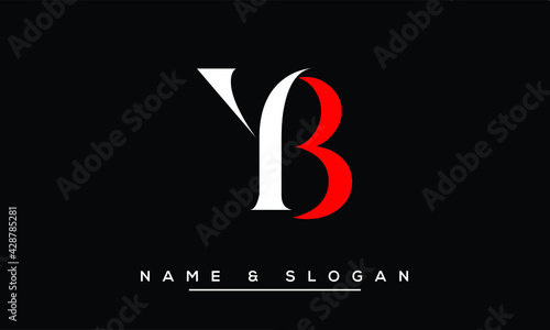 YB, BY, Y, B  Abstract Letters Logo Monogram