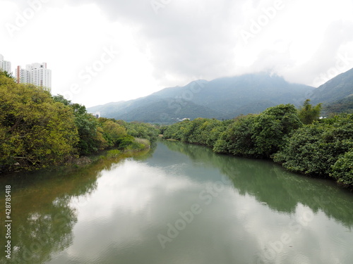 Canvas Print Tai O is located in Lantau Island, near Hong Kong International Airport