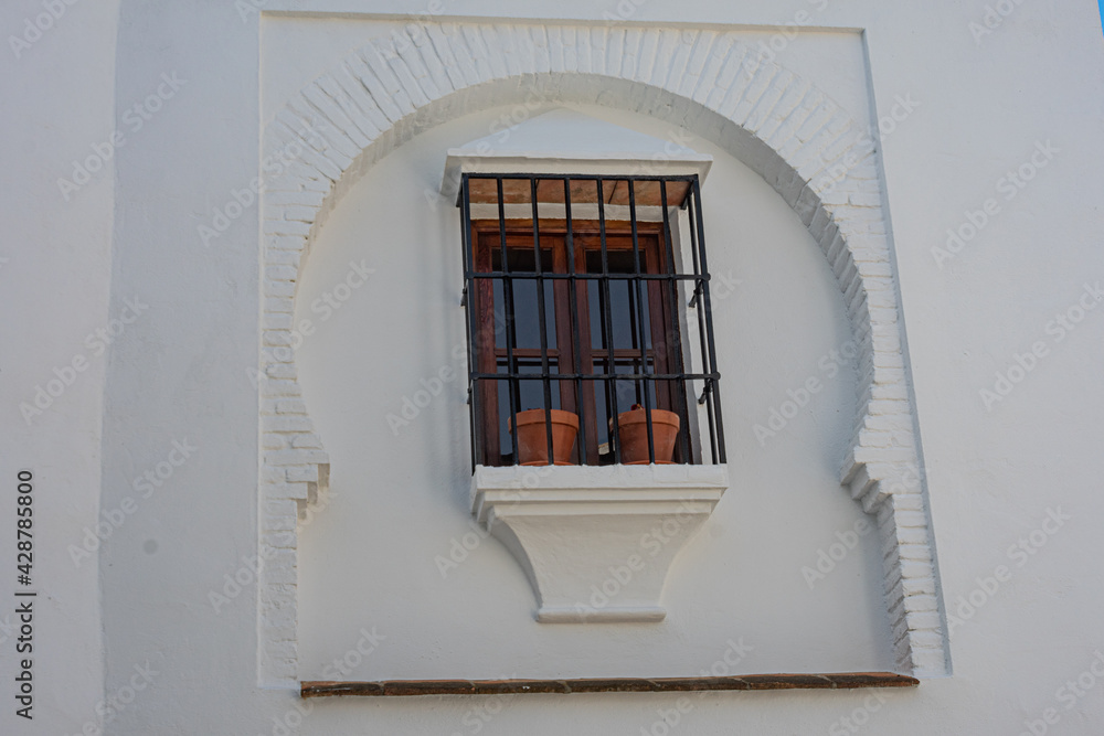 Obraz premium Photos of white villages on the Costa del Sol