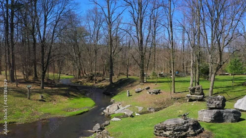 Scenic View of a Small Creek Scenic View of a Small Creek