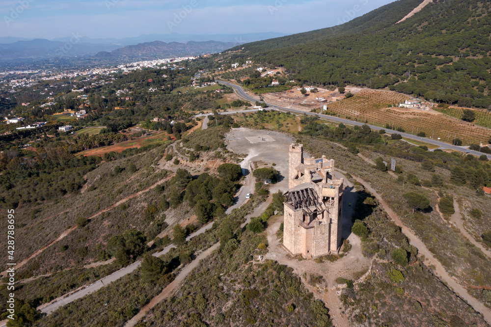 Castillo de la Mota en Alhaurín el Grande en la provincia de Málaga, España