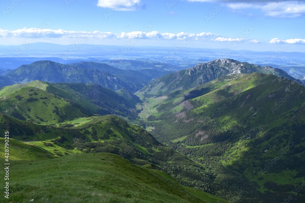 Starorobocianska Dolina Tatry Zachodnie, TPN, góry, Szczyty Tatr
