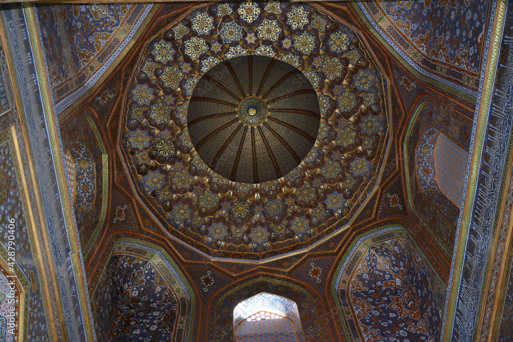 Registan interior of the mosque