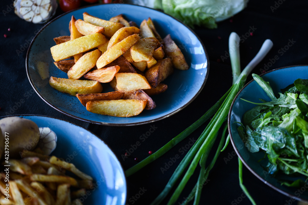 delicious home made wedges fries delicious home made wedges fries