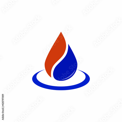gas and oil logo vector
