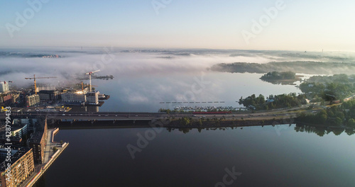 Helsinki foggy morning 07