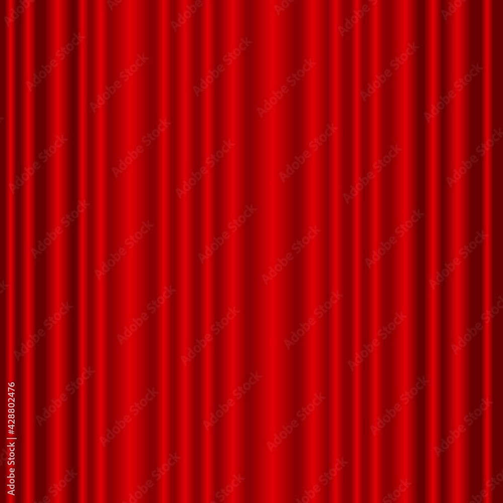 Red curtain vector background Red curtain vector background
