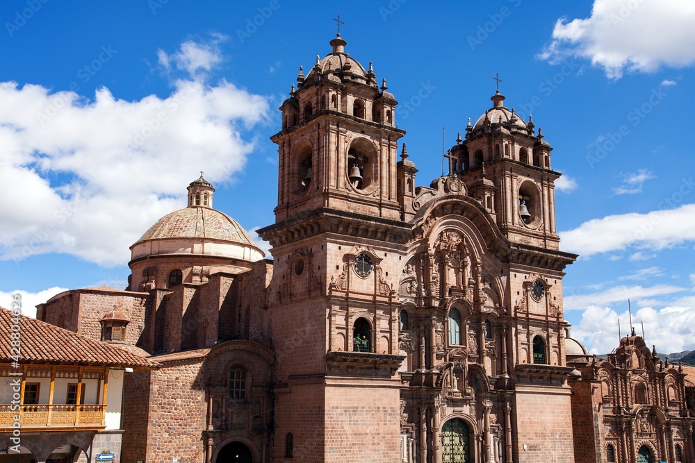 Catholic church Cusco or Cuzco town, Peru