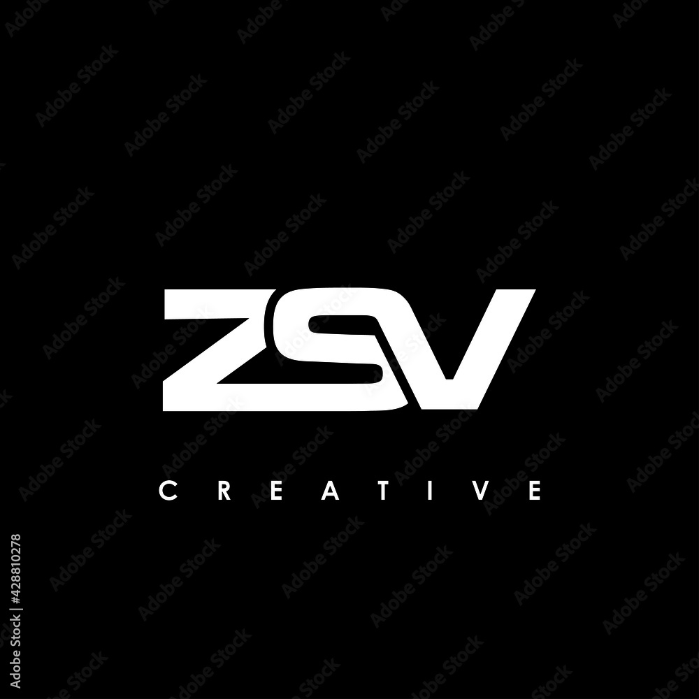 ZSV Letter Initial Logo Design Template Vector Illustration ZSV Letter Initial Logo Design Template Vector Illustration
