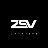 ZSV Letter Initial Logo Design Template Vector Illustration
