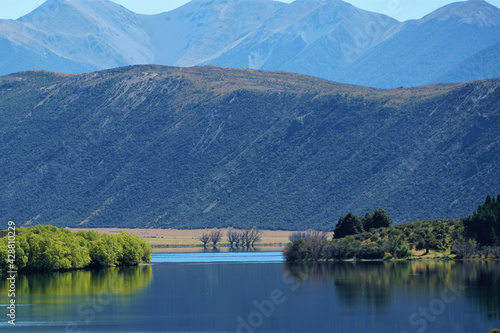 Lake Pearson, New Zealand photo