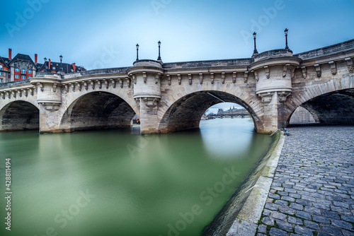 The Pont Neuf and the Seine river, Paris, France
