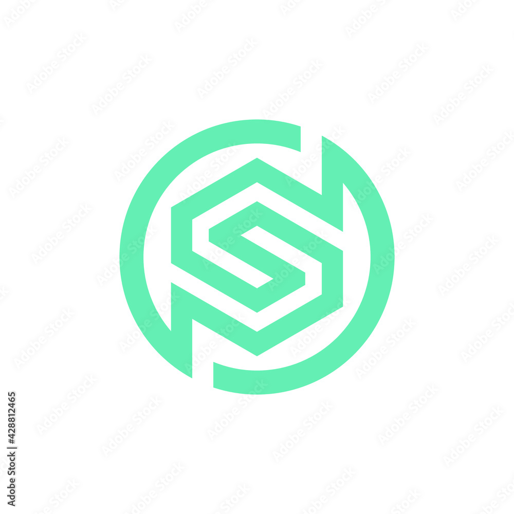 vector logo stands for CC letters for business Stock Vector | Adobe Stock