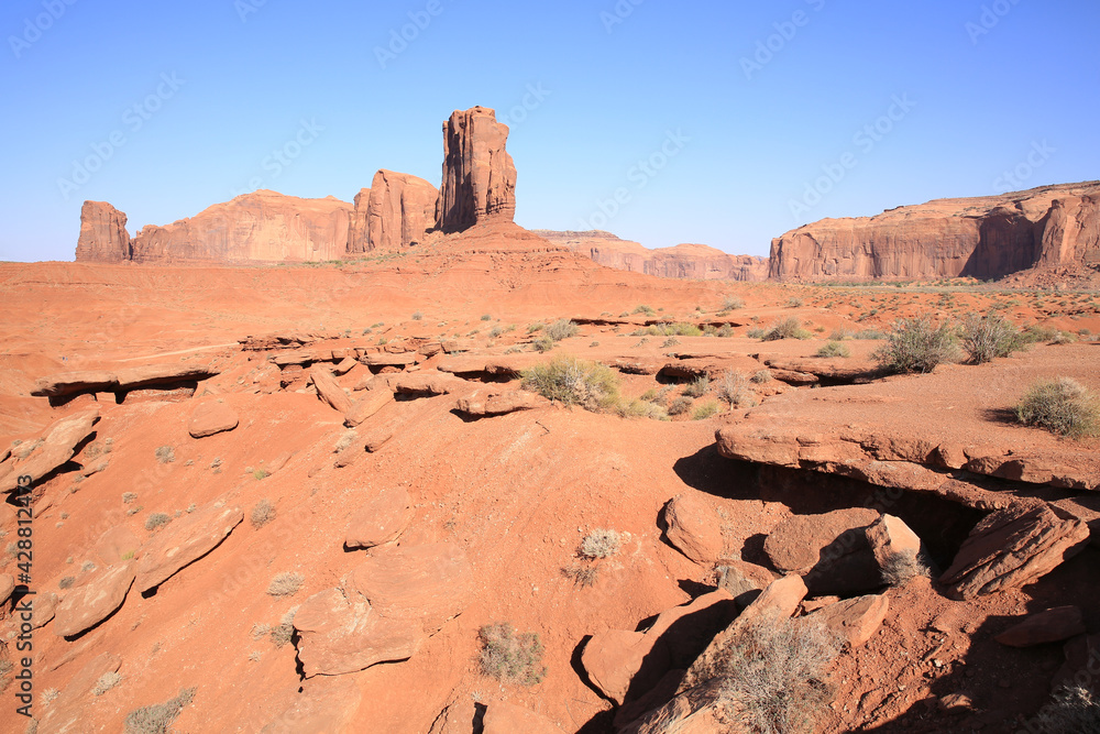 Monument Valley in Utah and Arizona, USA