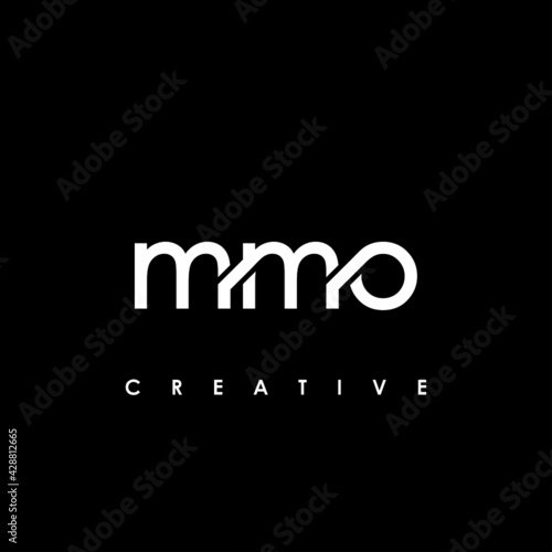 MMO Letter Initial Logo Design Template Vector Illustration