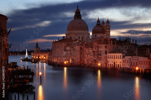 Venice, Canal Grande and chiesa Santa Maria della Salute from Ponte Accademia, Italy © Dietmar Temps