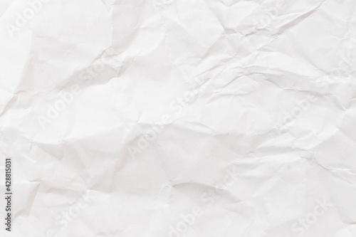 Grunge wrinkled white color paper textured background